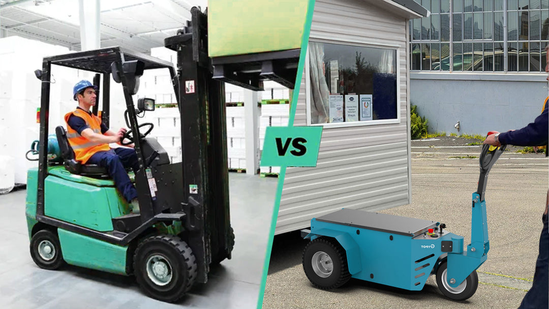 Choose an electric tugger or a forklift? The pros and cons are all in this report